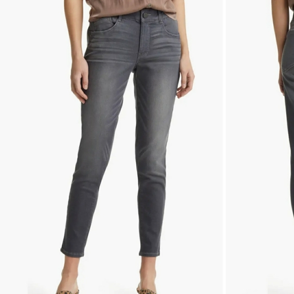Wit & Wisdom Grey Skinny Jean Sz 16 - Picture 2 of 15